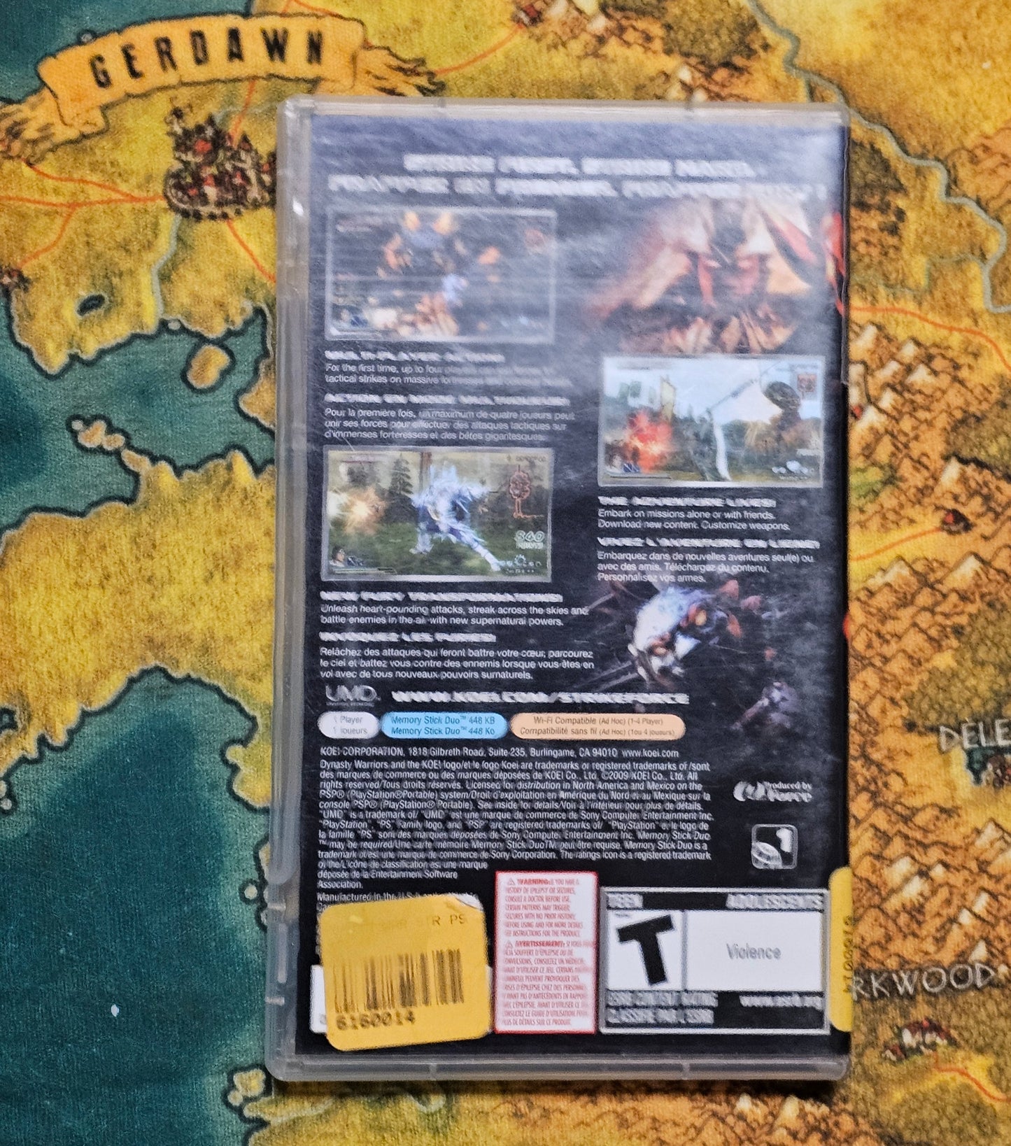 027: Dynasty Warriors: Strikeforce - PSP