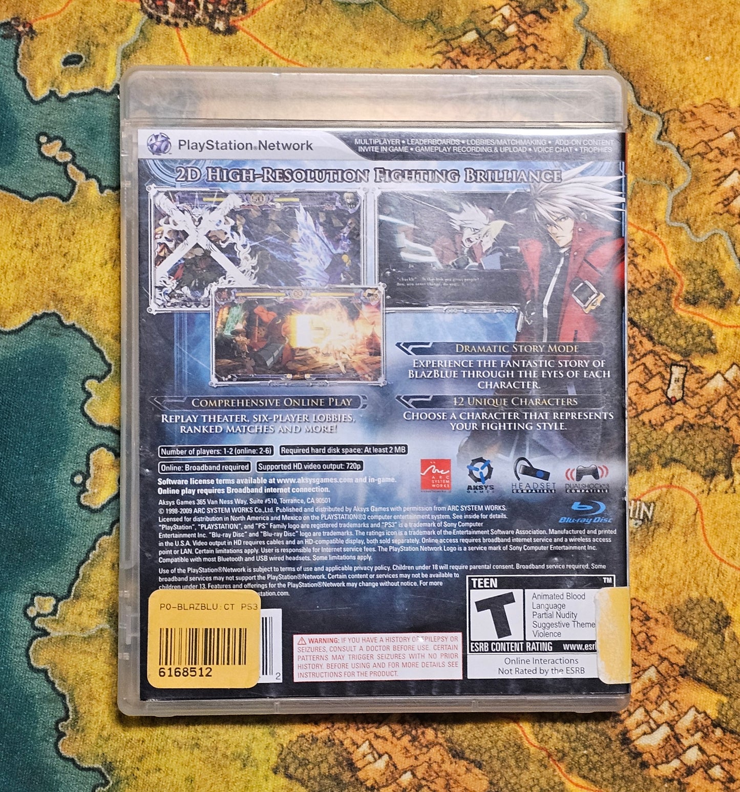 032:  Blazblu: Calamity Trigger - PS3