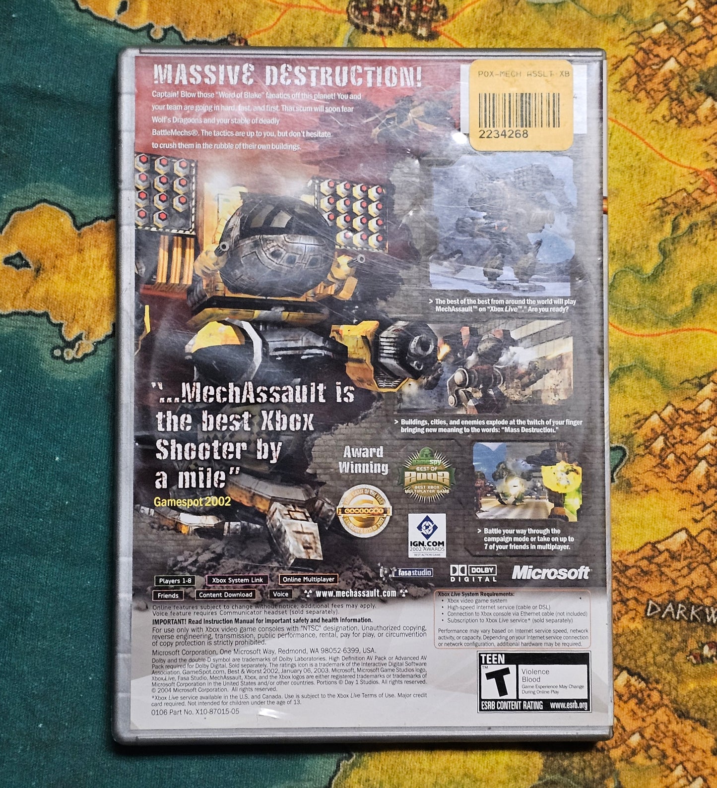 058: Mechassault - XBox