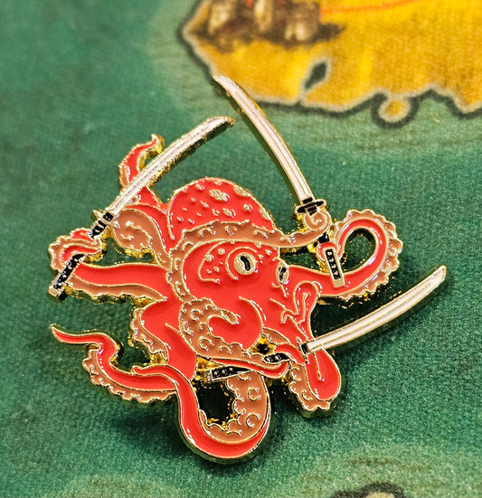 121: Octopus Pin