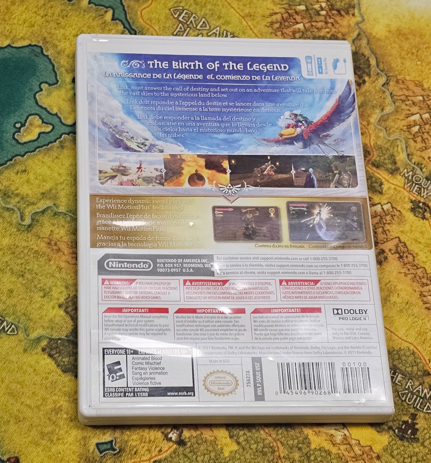 018: The Legend of Zelda: Skyward Sword - Wii