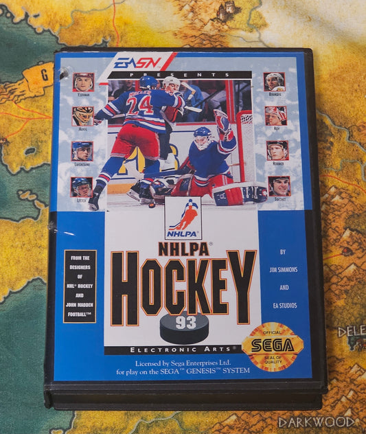 002: NHLPA Hockey 93 - Sega Genesis