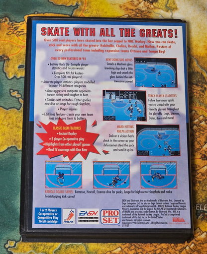 002: NHLPA Hockey 93 - Sega Genesis