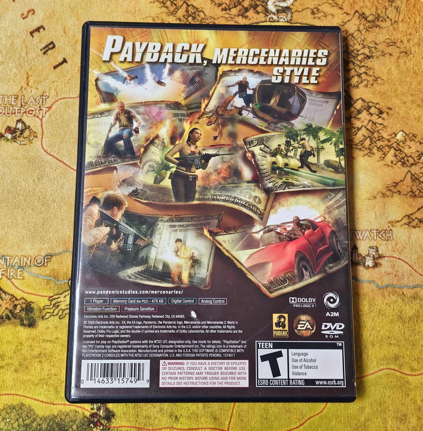 010: Mercenaries 2: World in Flames - PS2