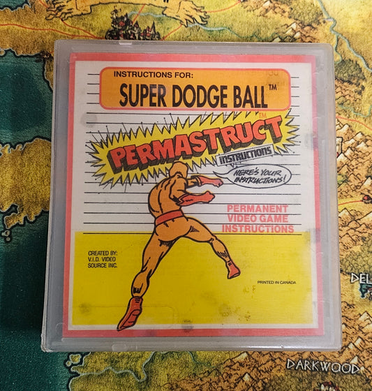103: Super Dodge Ball Permastruct NES Case