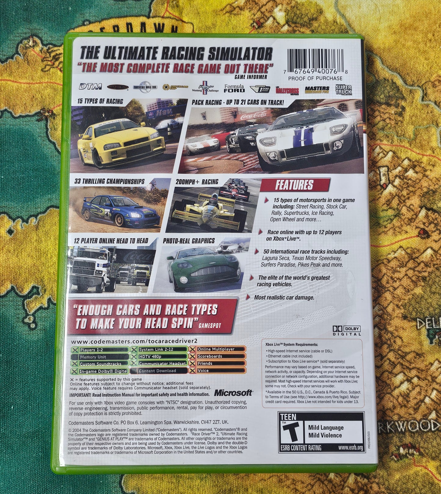 037: TOCA Race Driver 2: The Ultimate Racing Simulator - XBox