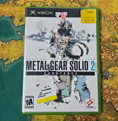 017: Metal Gear Solid 2: Substance - XBox