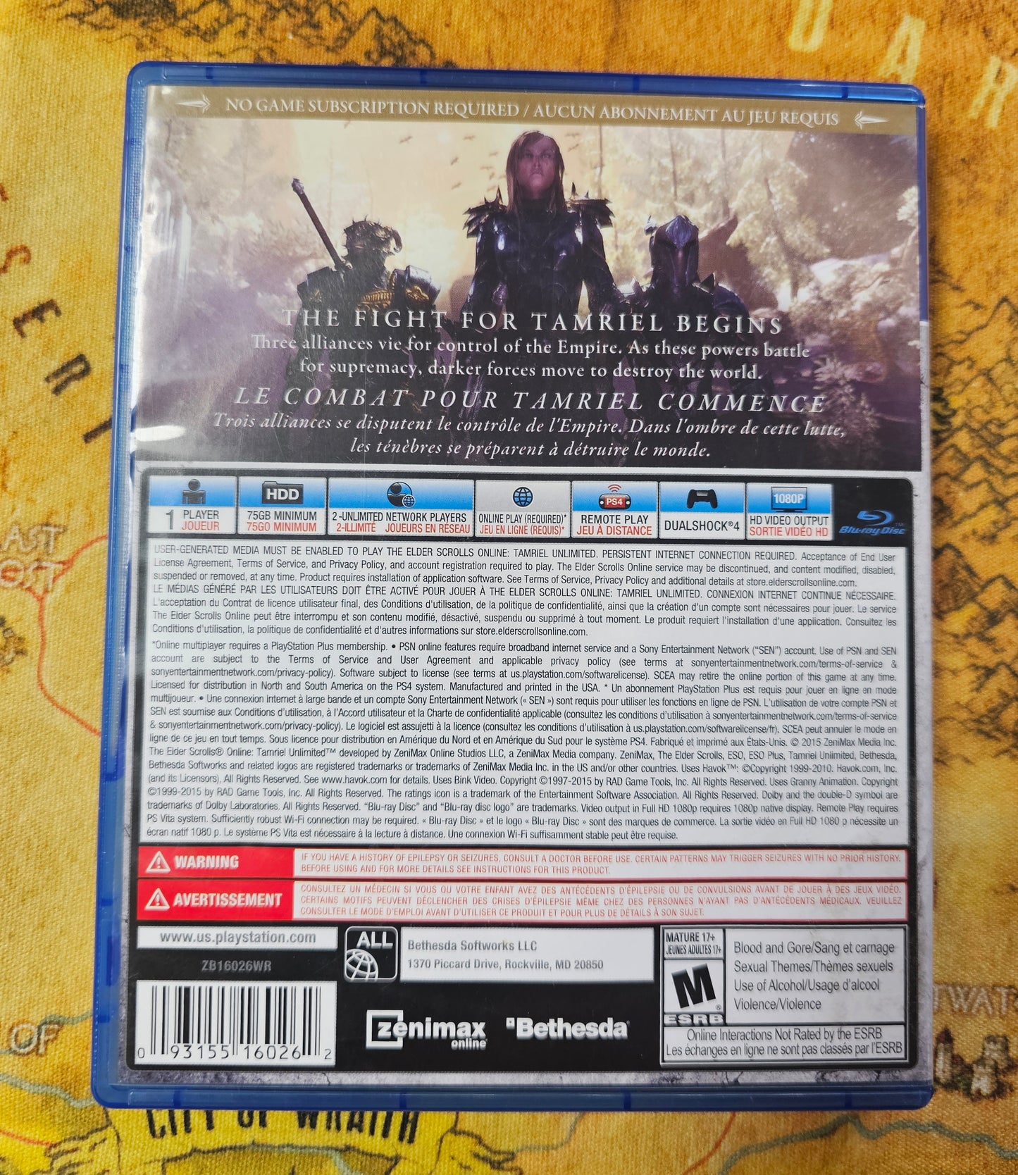 040: The Elder Scrolls Online: Tamriel Unlimited - PS4