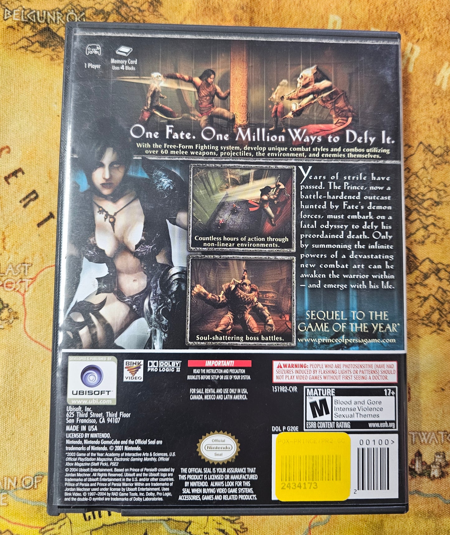 004: Prince of Persia: Warrior Within - GameCube