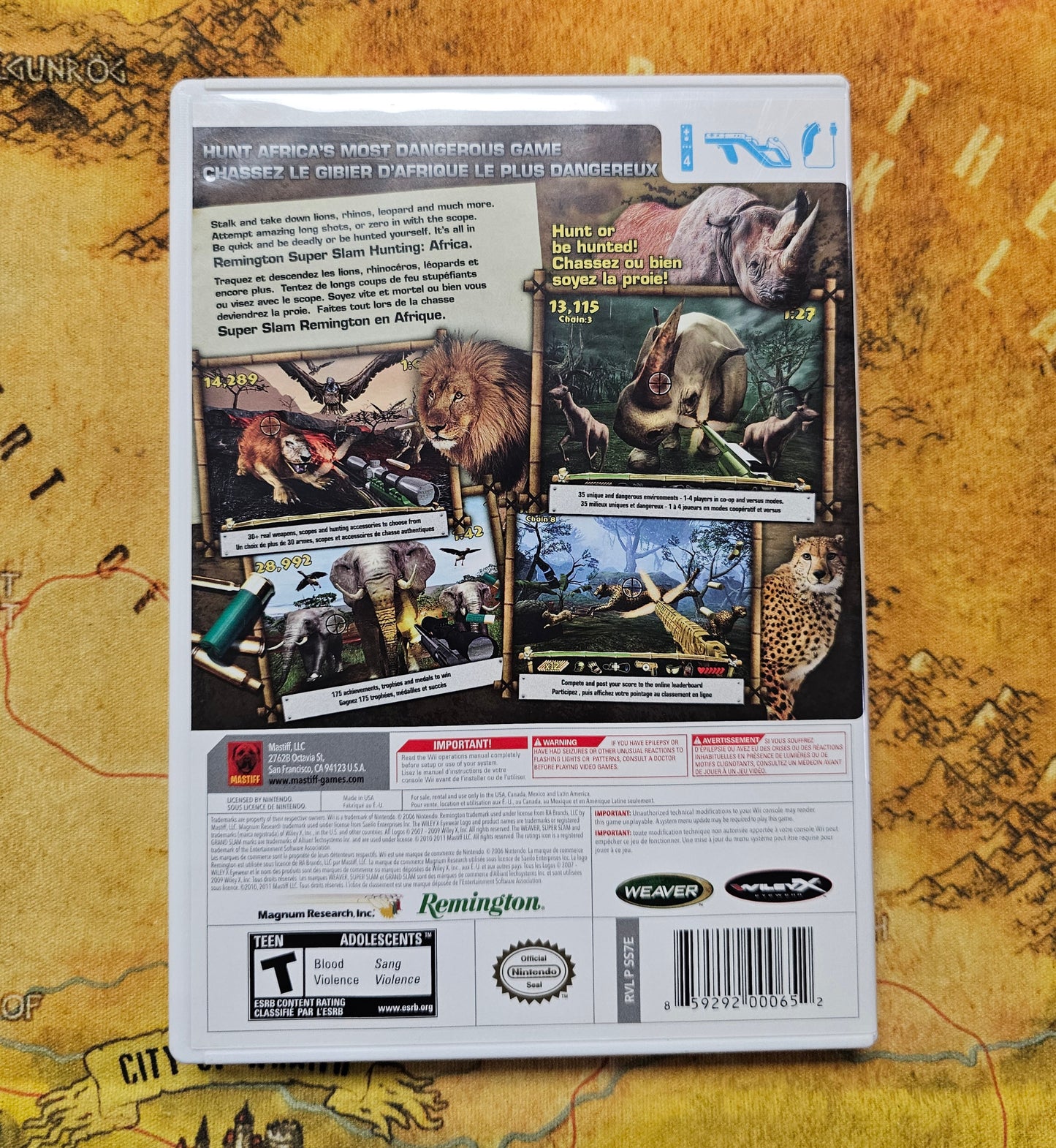 060: Remington Super Slam Hunting: Africa - Wii