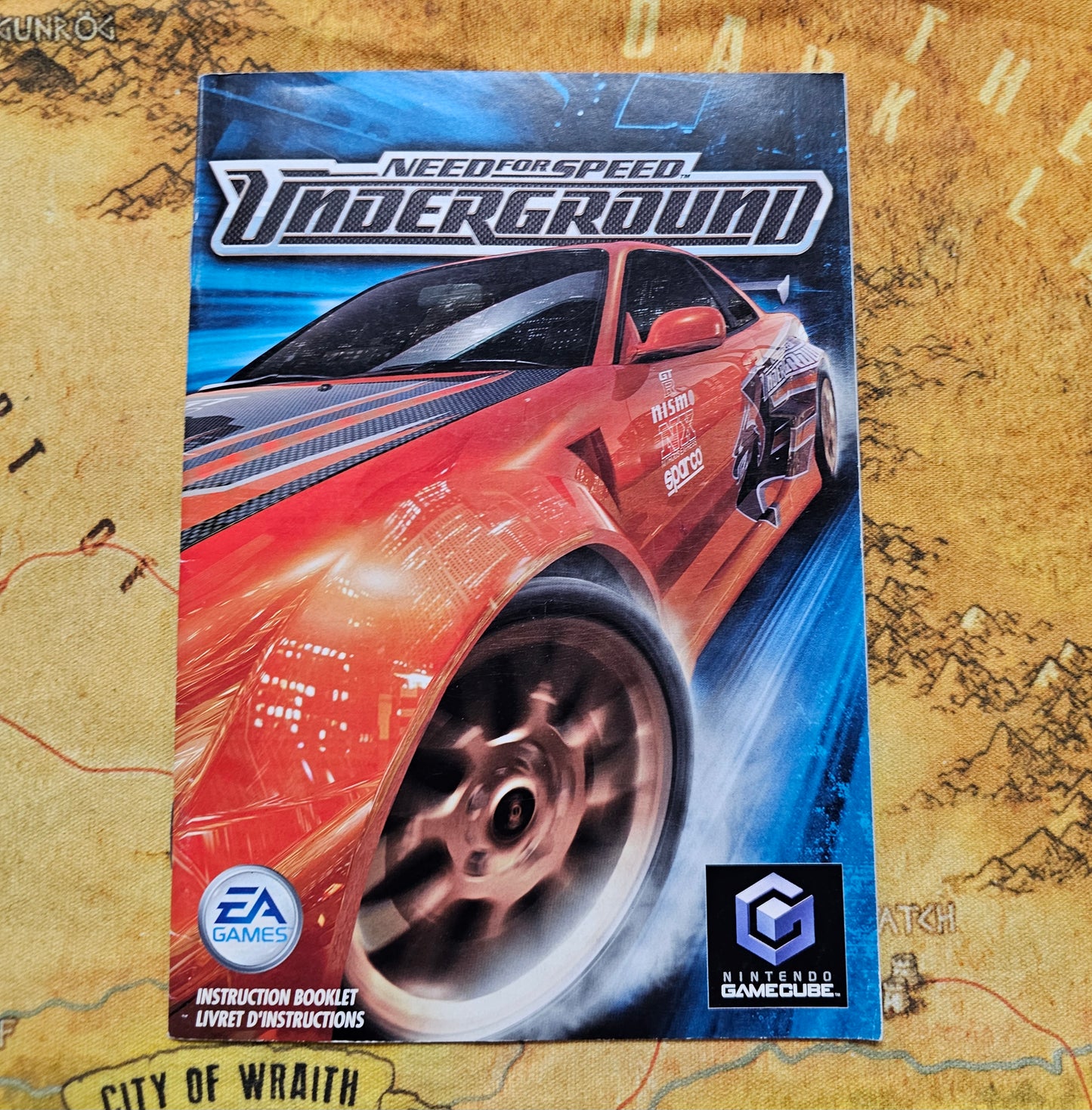 188: MANUAL Need For Speed: Underground - GameCube