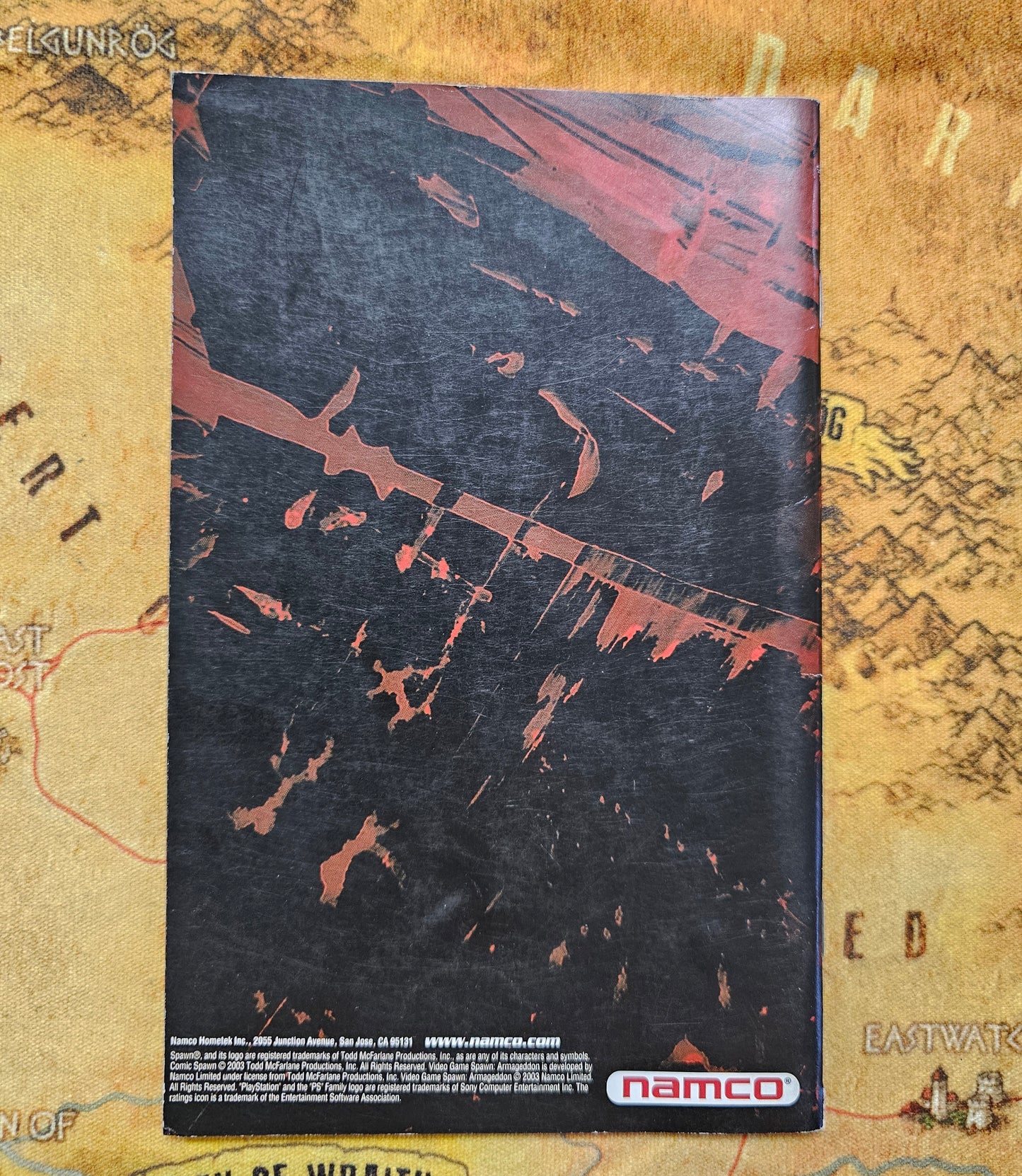 191: MANUAL Spawn Armageddon - PS2