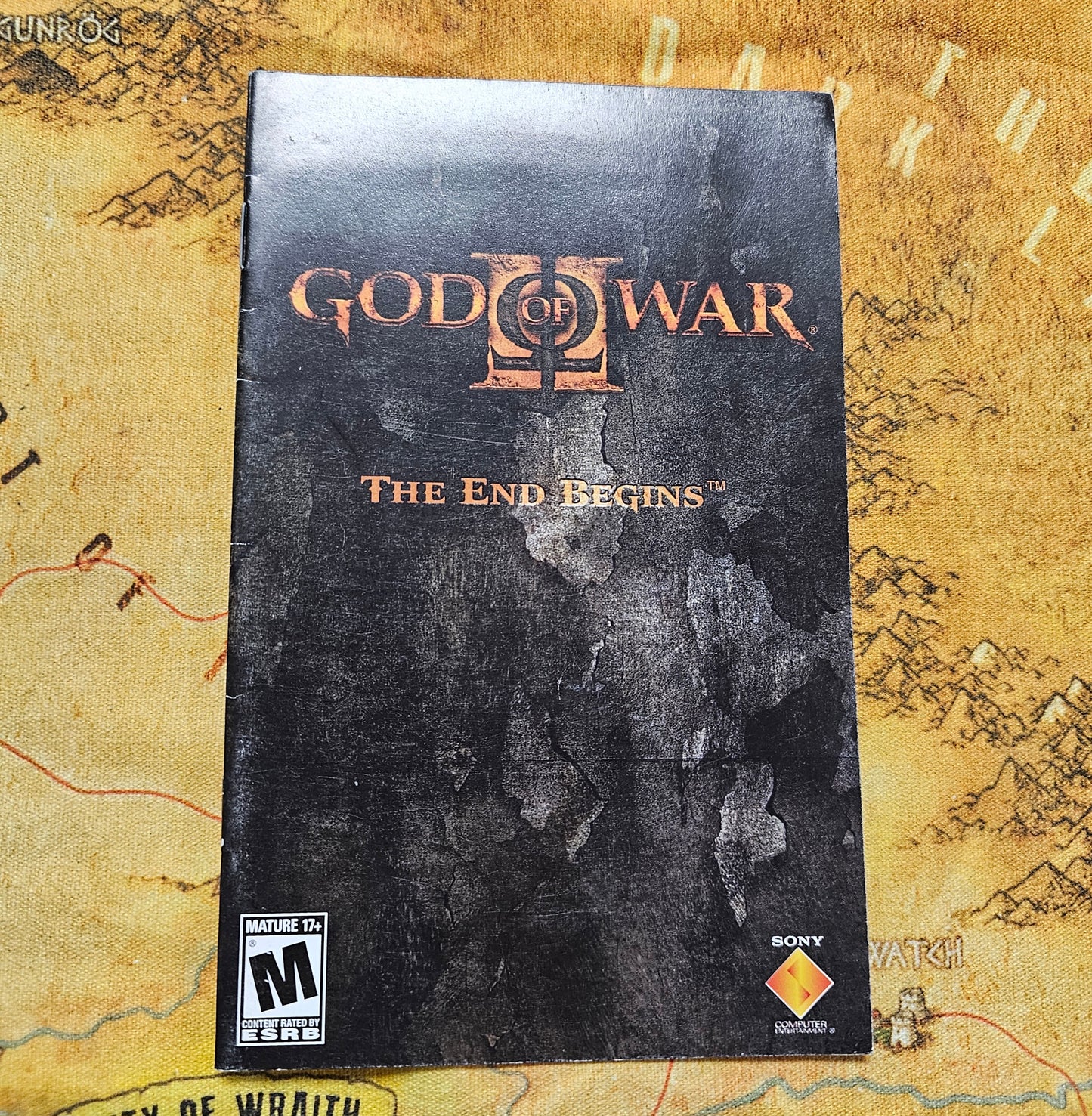 192: MANUAL God of War II: The End Begins - PS2