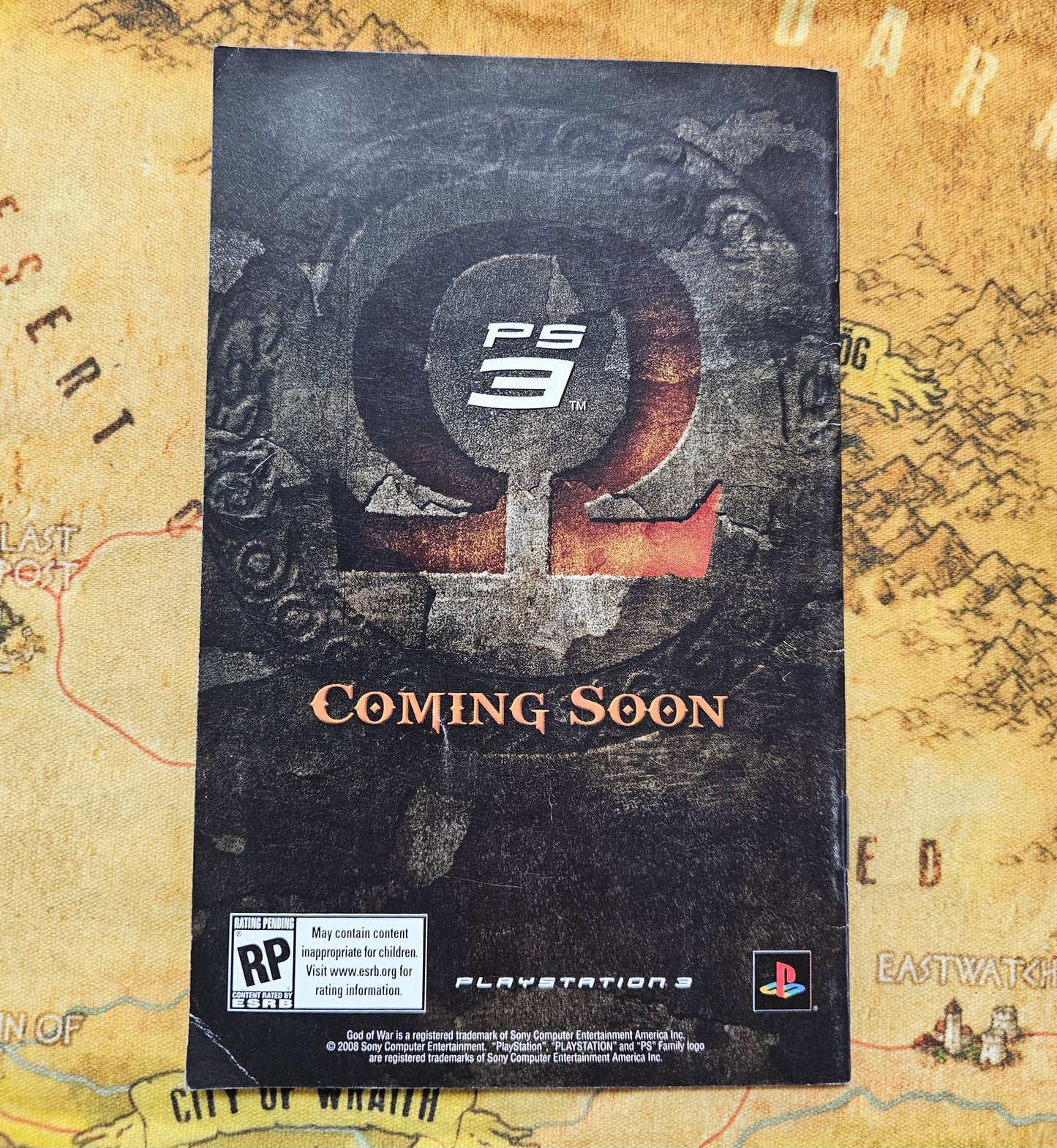 192: MANUAL God of War II: The End Begins - PS2