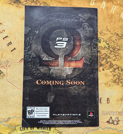 192: MANUAL God of War II: The End Begins - PS2