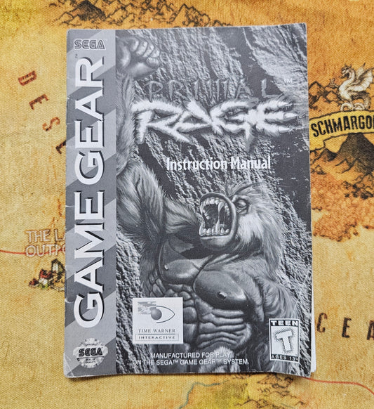 195: MANUAL Rage - Game Gear