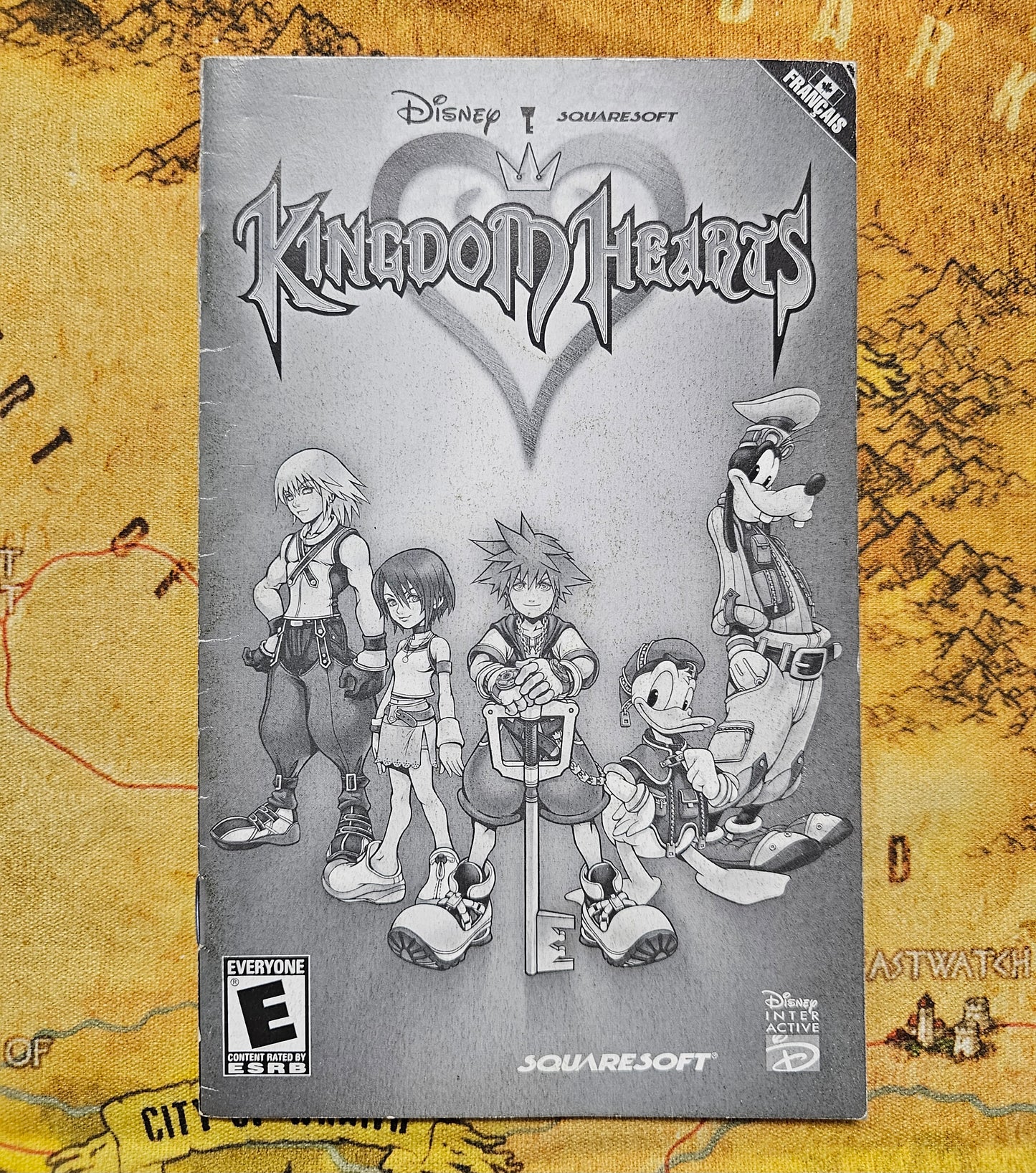 190: MANUAL Kingdom Hearts - PS2