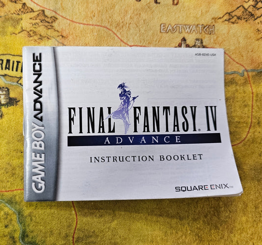202: MANUAL Final Fantasy IV (GBA)