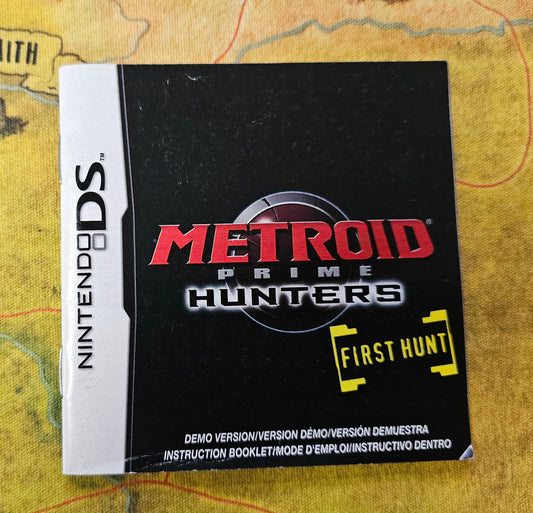 204: MANUAL Metroid Prime Hunters - DS