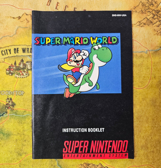 207: MANUAL Super Mario World - SNES