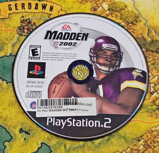 PS2: Madden 2002