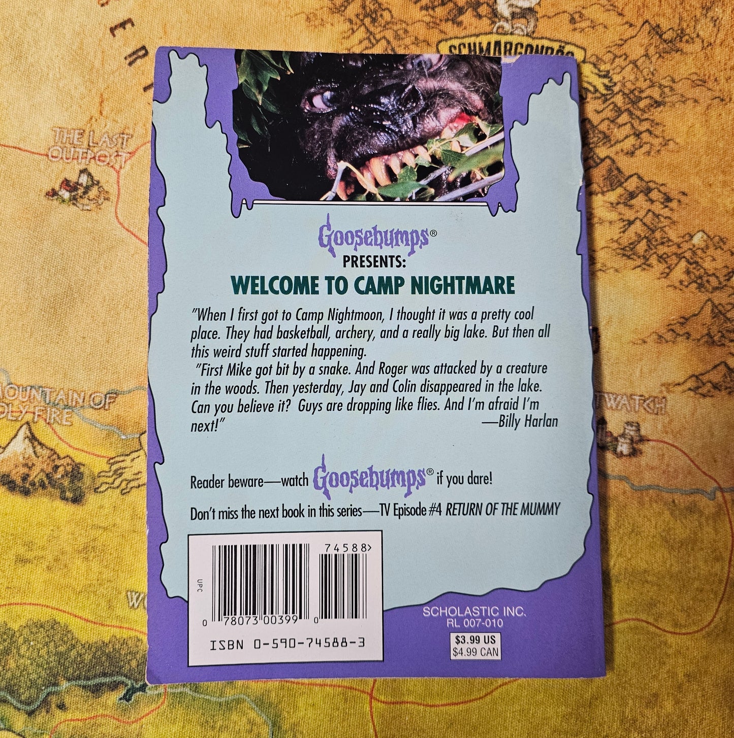 139: Goosebumps Presents: Welcome to Camp Nightmare, TV Episode #3