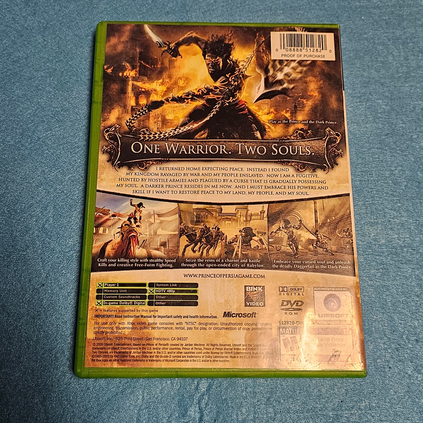 016: Prince of Persia: The Two Thrones - XBox