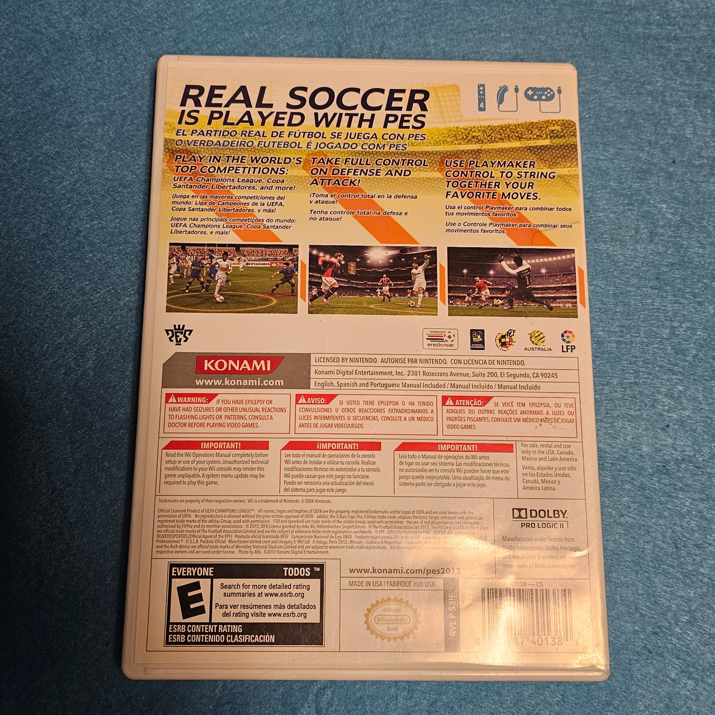 033: Pro Evolution Soccer 2013 - Wii