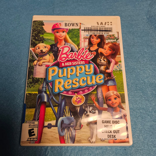 030: Barbie and Her Sisters: Puppy Rescue - Wii