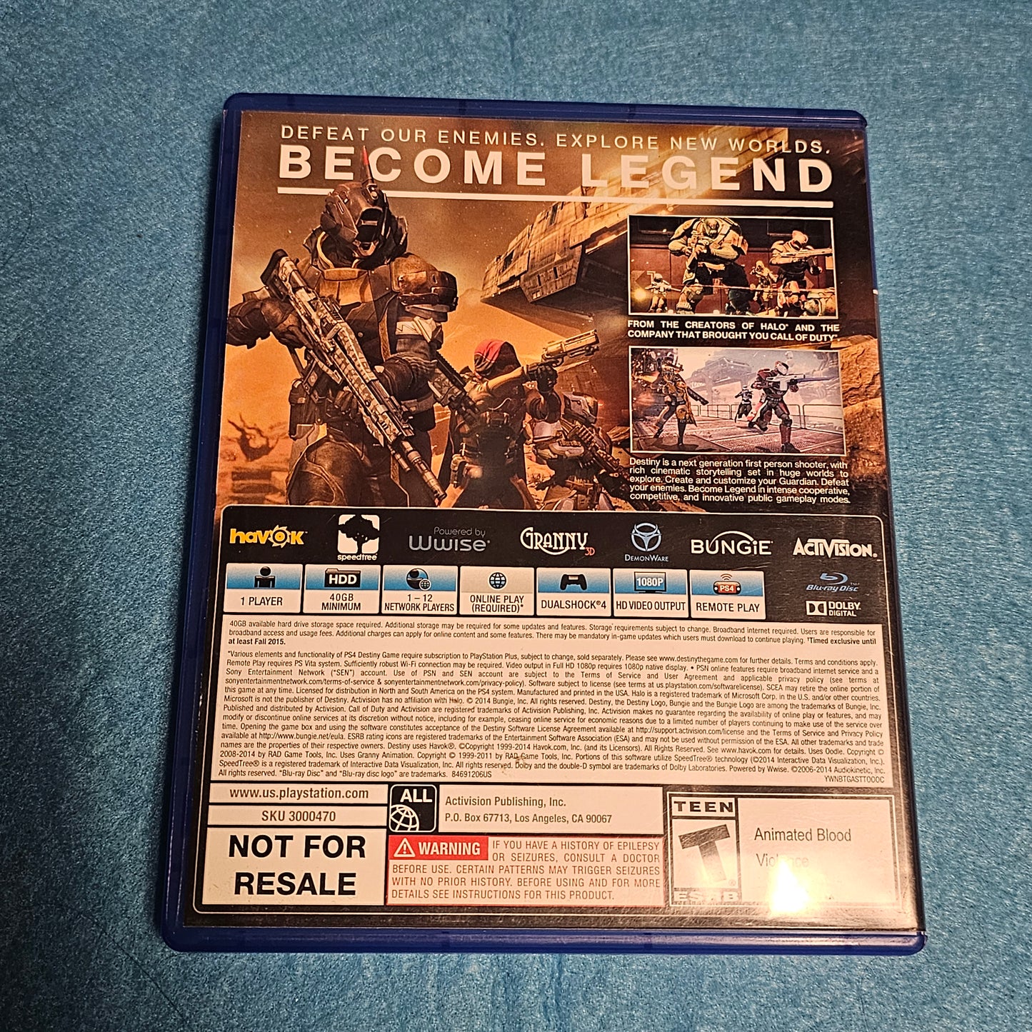 102: Destiny - PS4