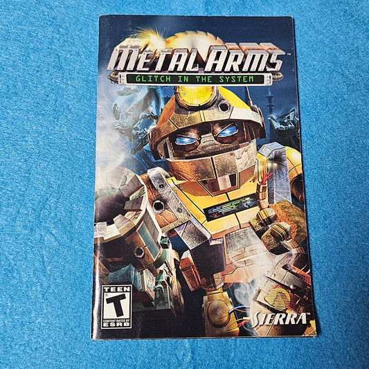 138: MANUAL: Metal Arms: Glitch in the System - PS2