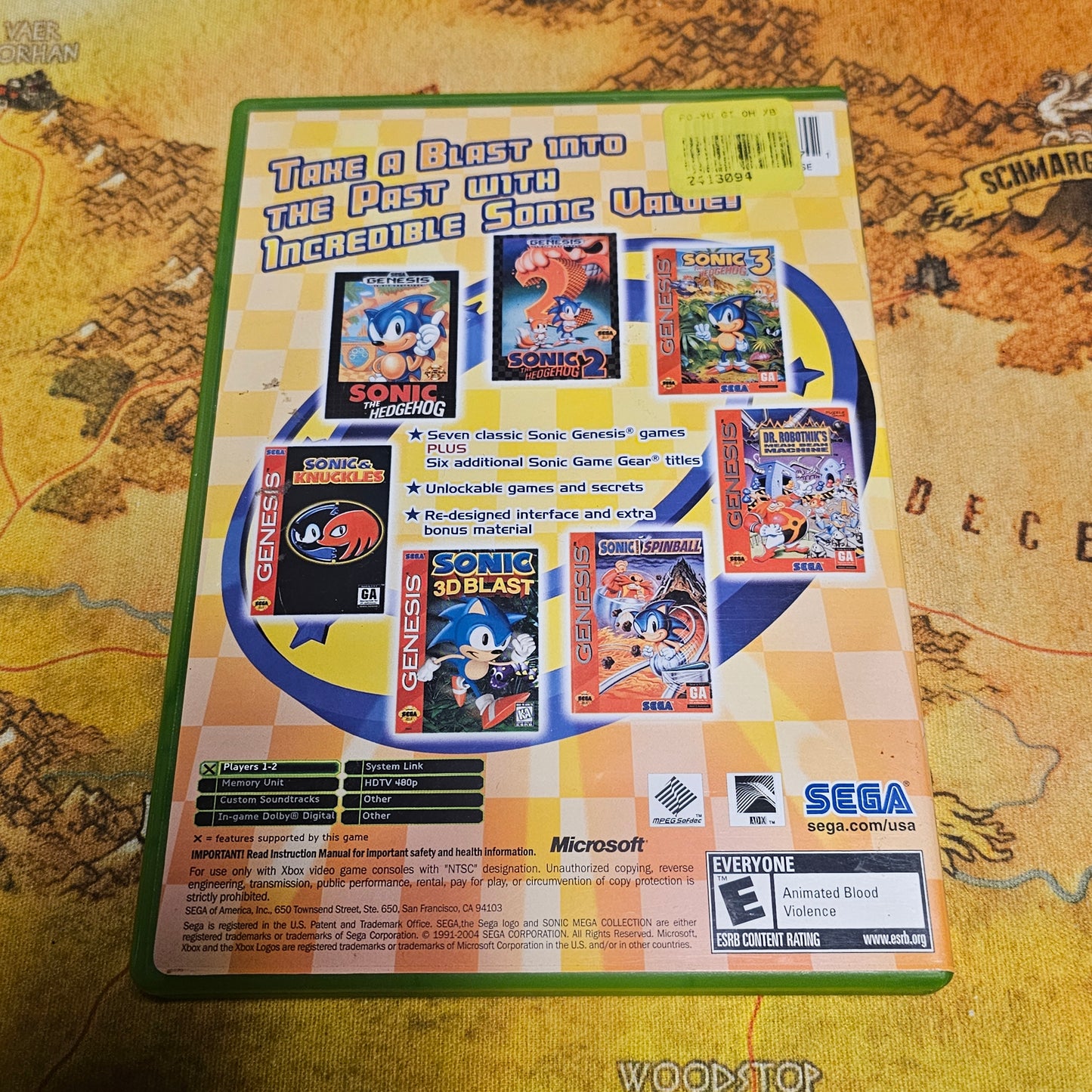 119: Sonic Mega Collection Plus - XBox
