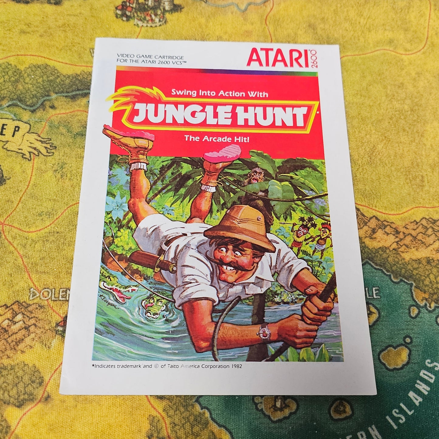167: MANUAL for Jungle Hunt - Atari