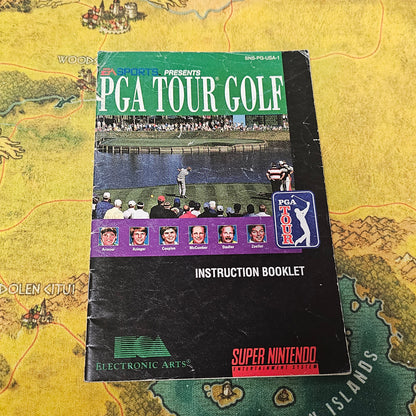 165: MANUAL for PGA Tour Golf - SNES