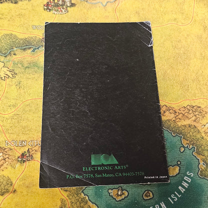165: MANUAL for PGA Tour Golf - SNES