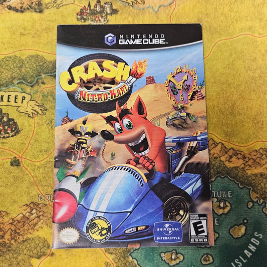 161: MANUAL for Crash Nitro Kart - GameCube