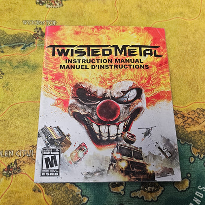 160: MANUAL for Twisted Metal - PS3