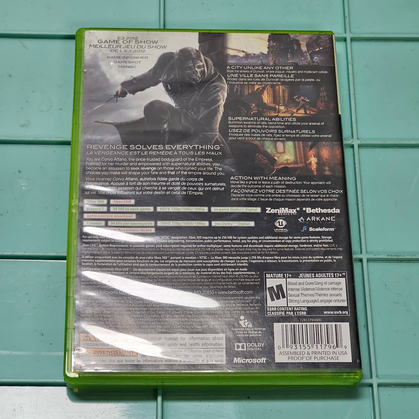 006: Dishonored - XBox 360