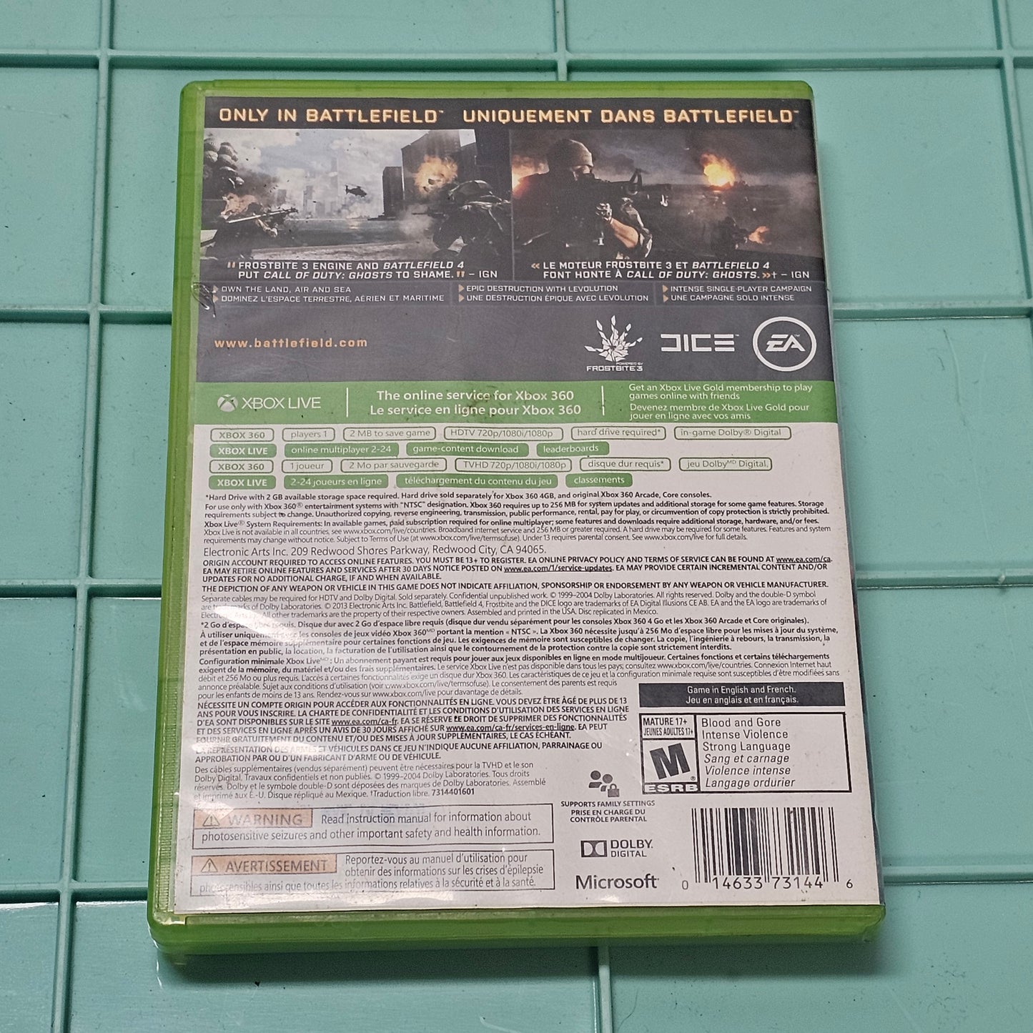 013: Battlefield 4 - XBox 360