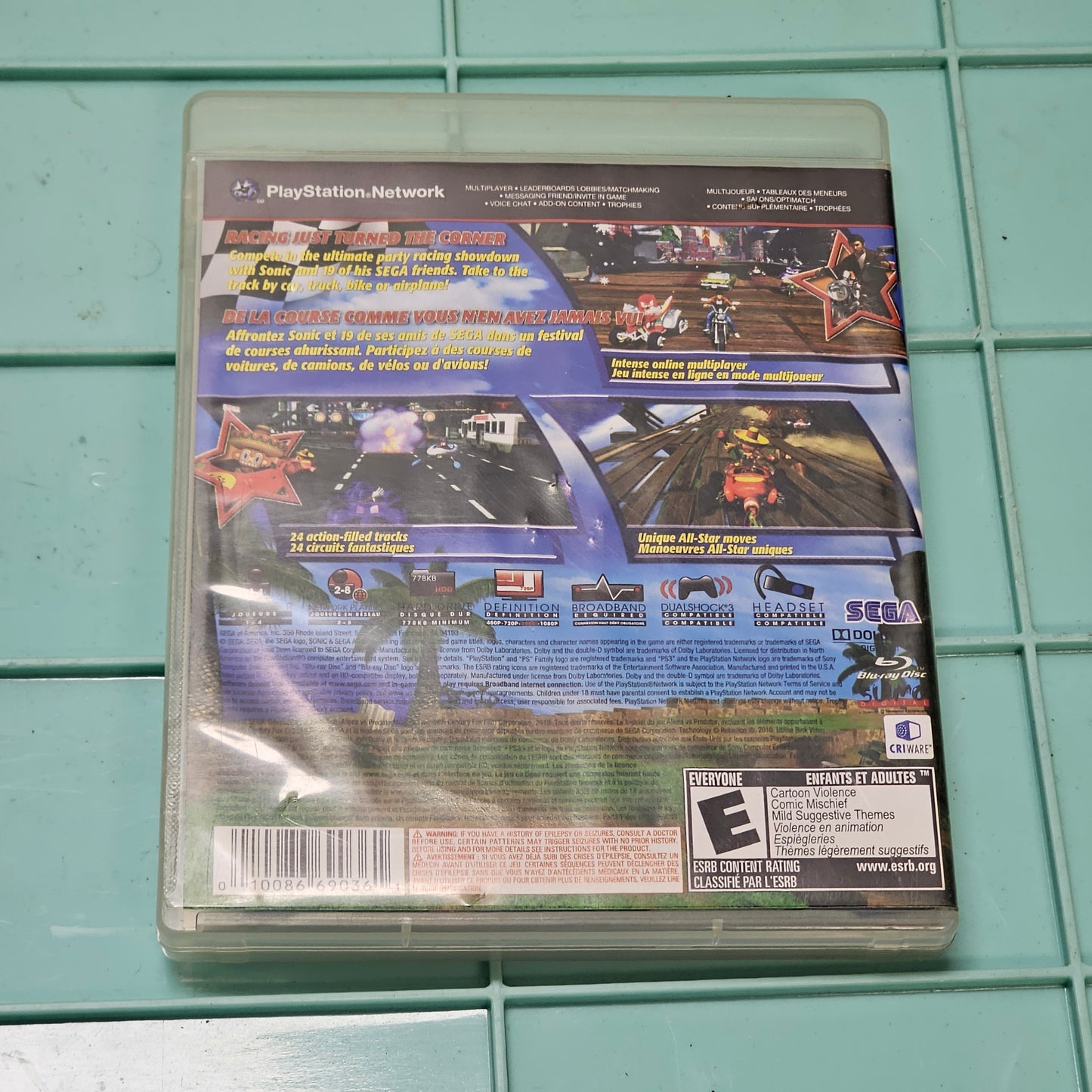024: Sonic Sega All-Star Racing - PS3