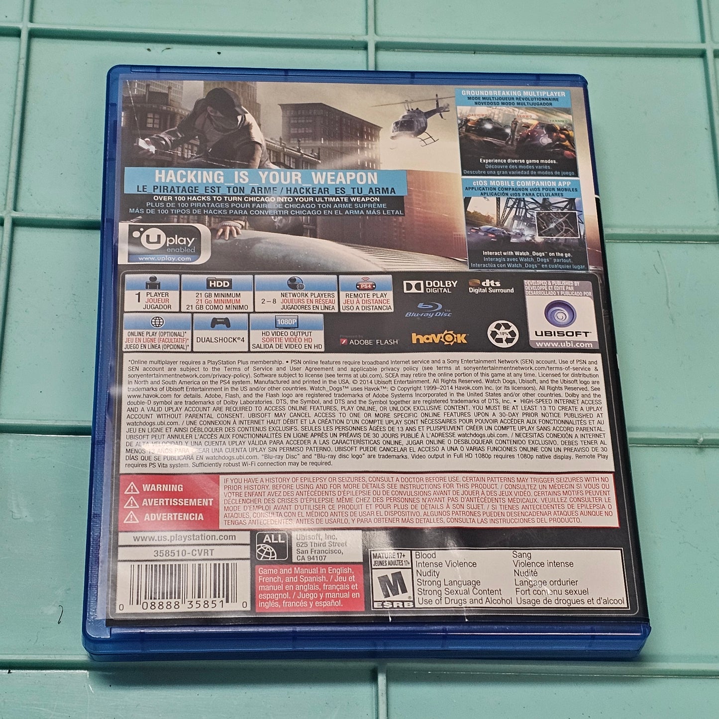 072: Watch Dogs - PS4