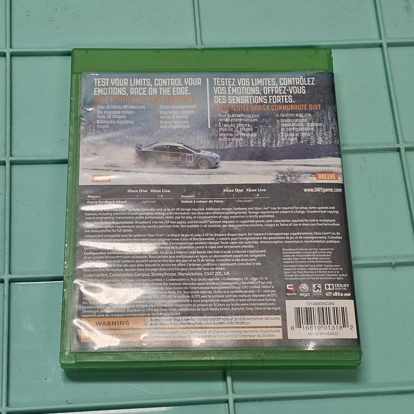 053: Dirt Rally - XBox One