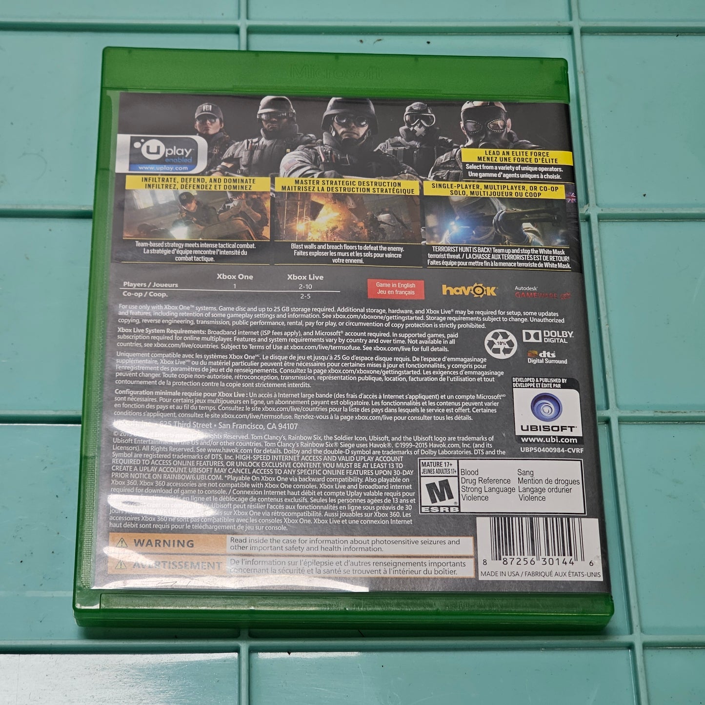 054: Tom Clancy's Rainbow Six Siege - XBox One