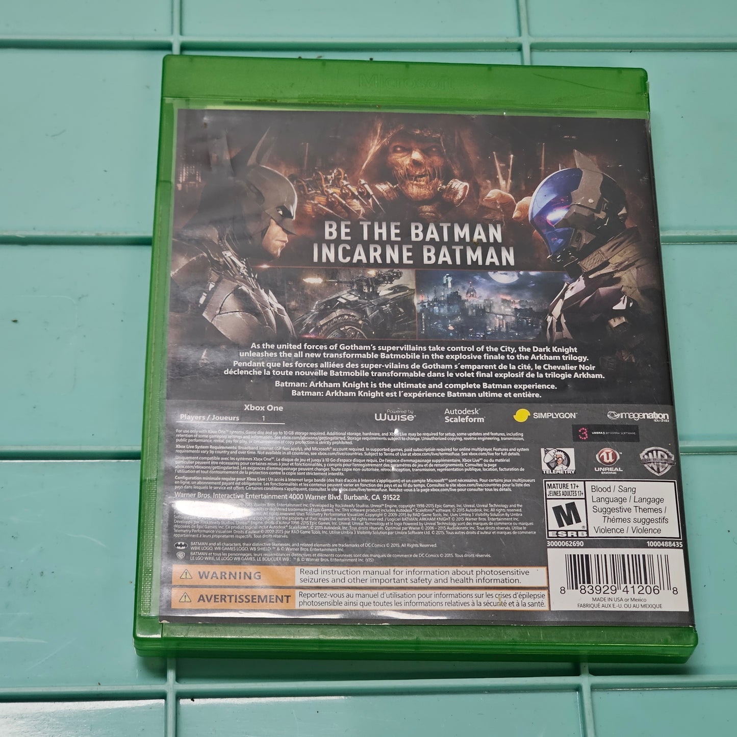 056: Batman: Arkham Knight - XBox One