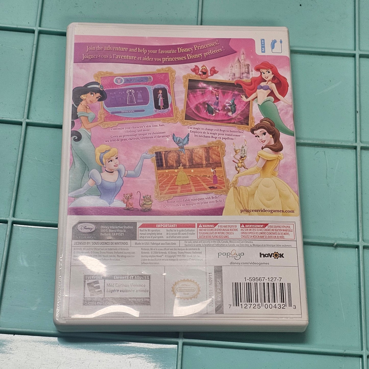 102: Disney Princess: Enchanted Journey - Wii