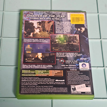 081: Tom Clancy's Rainbow Six 3: Black Arrow - XBox