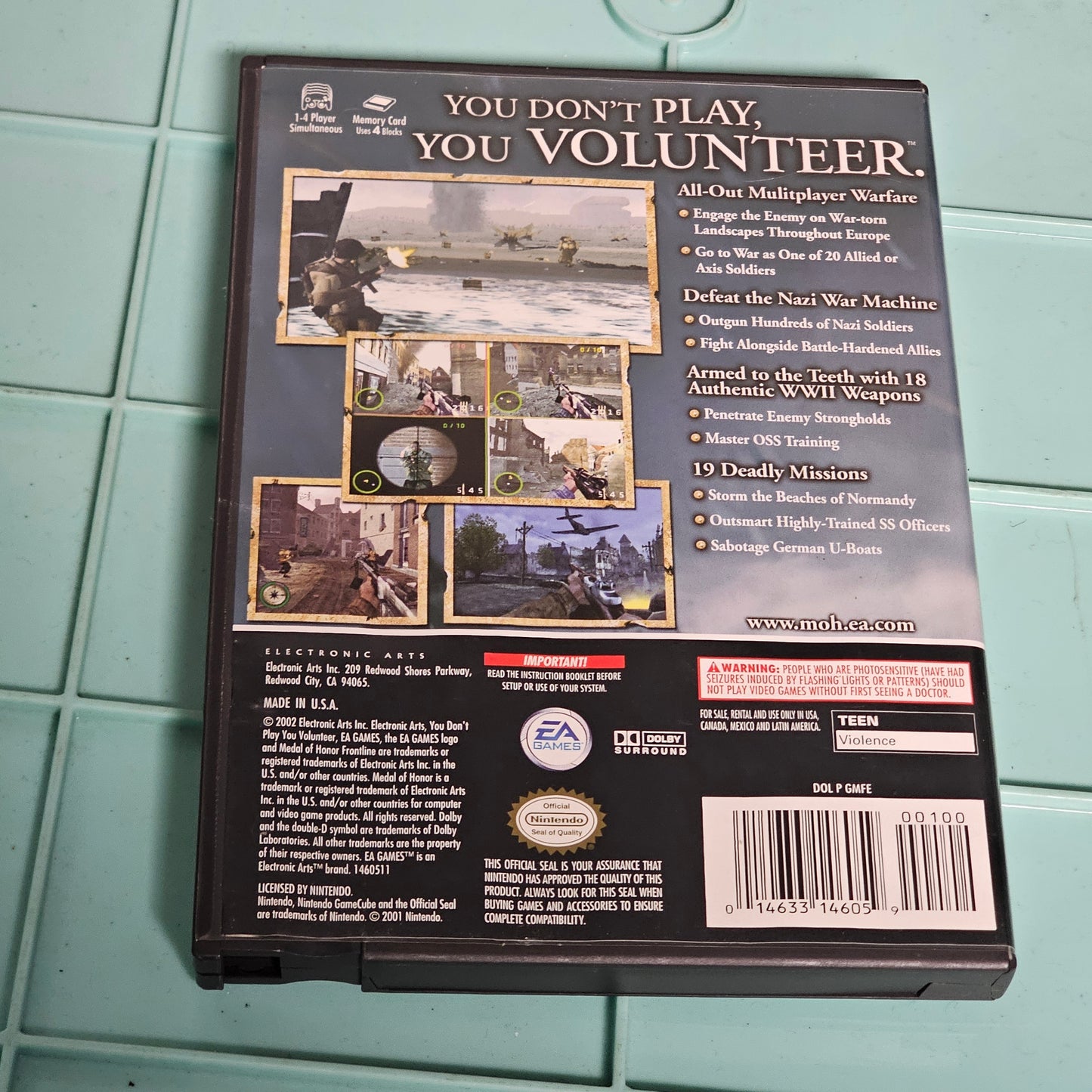 075: Medal of Honor: Frontline - GameCube