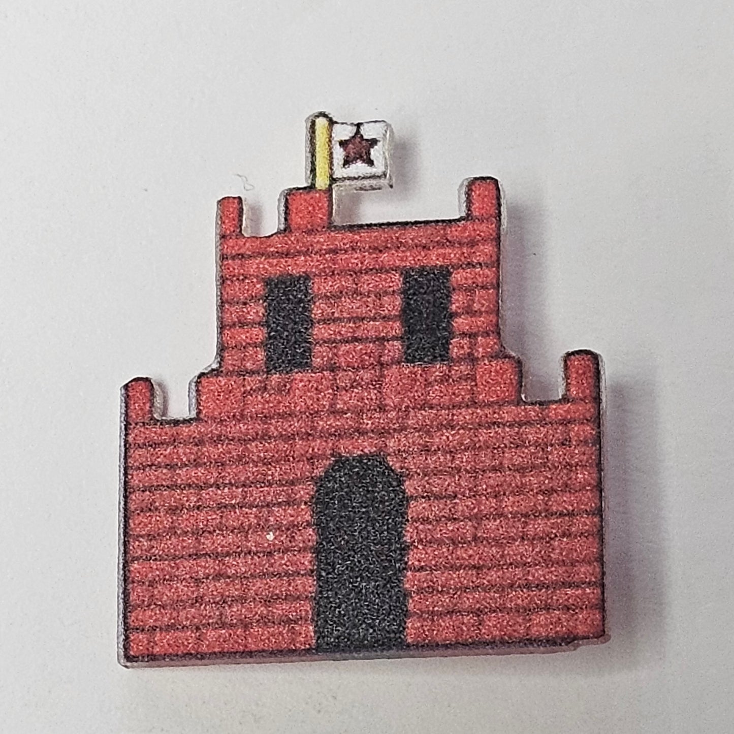 178: Castle Acrylic Pin