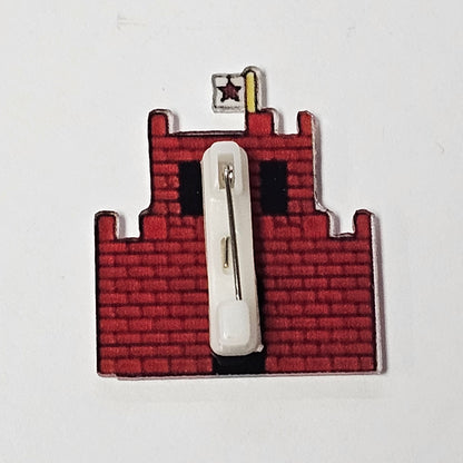 178: Castle Acrylic Pin