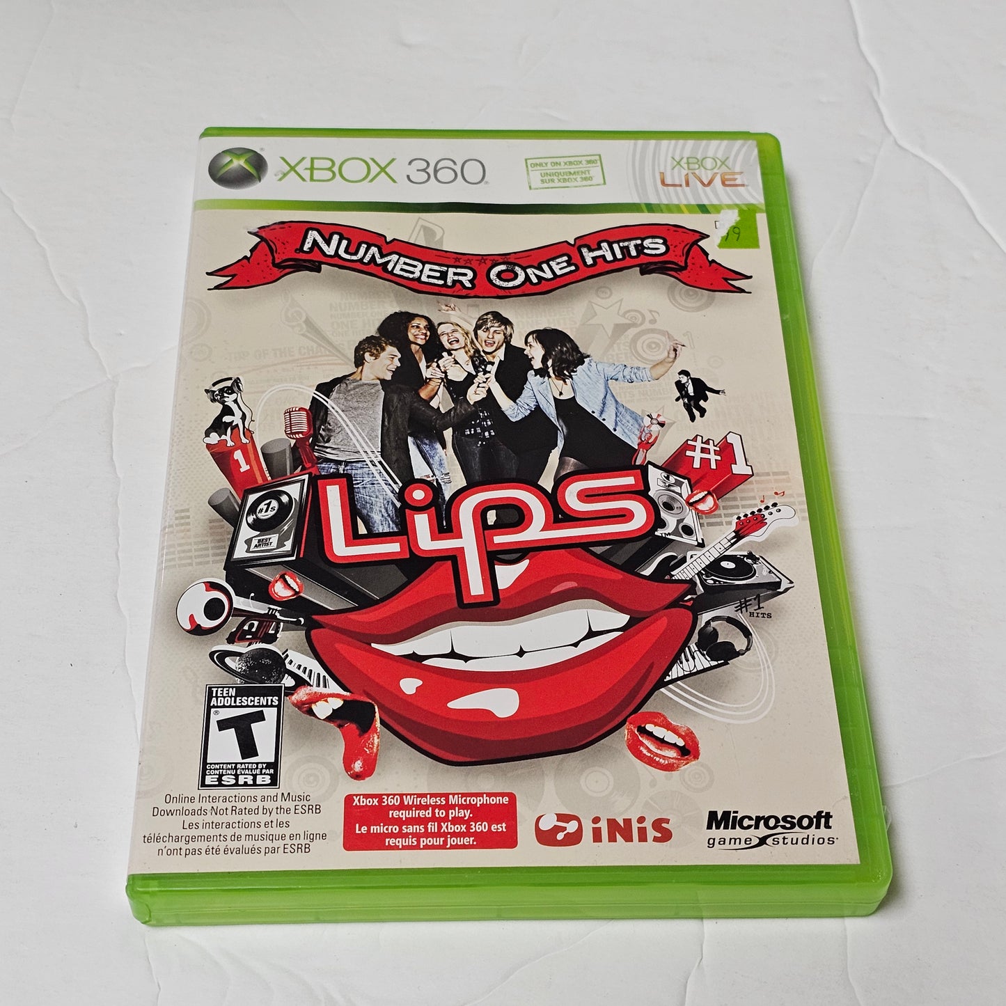 038: Lips: Number One Hits - XBox 360